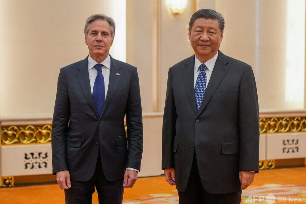 中国の周主席「ライバルではなくパートナー」 米国務長官との会談