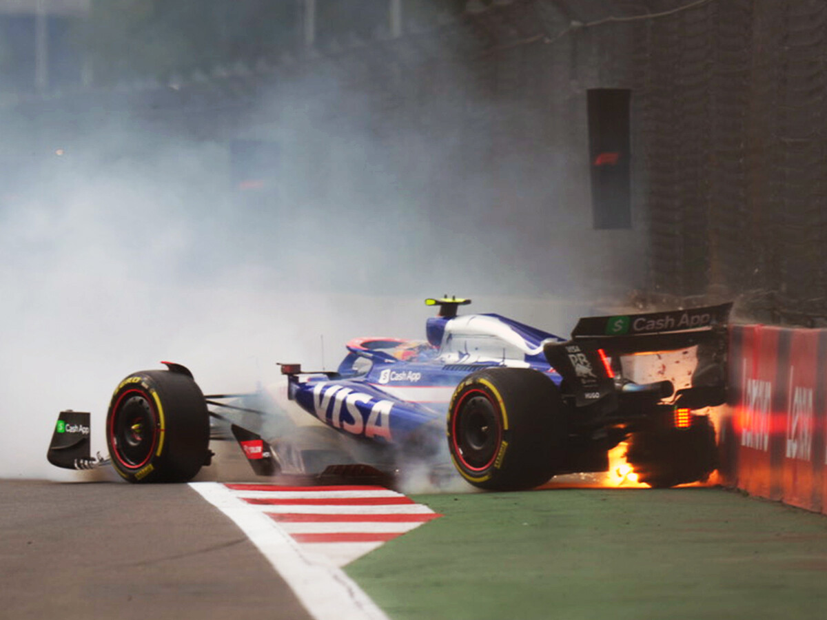 【F1】角田裕毅「わずか22秒でリタイア」に責任はない　ただ「不運」で片づけることもできない