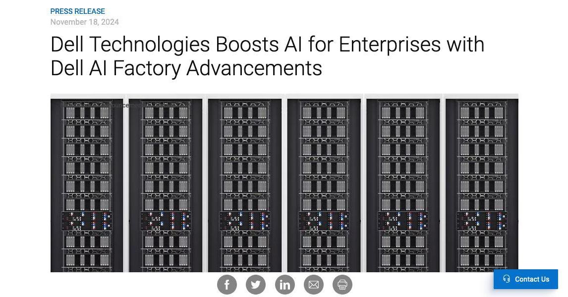 [ITmedia エンタープライズ] 「Dell AI Factory」のラインアップを拡張　AI処理の「熱」「CO2排出」を抑制