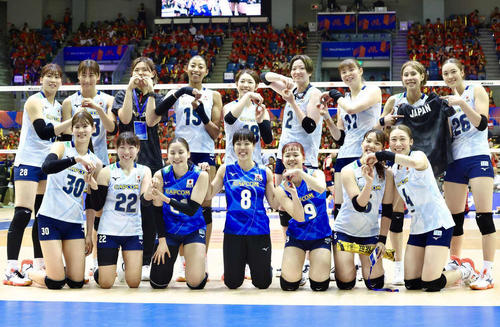 【バレー】女子日本代表、VNL決勝Ｒ準々決勝でトルコと対戦　昨年は過去最高２位と躍進