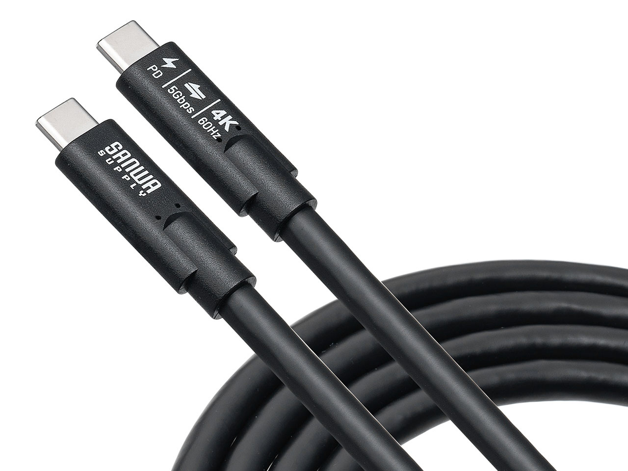長さ7mで75W PD/映像出力対応のUSB 3.2 Gen 1 Type-Cケーブル、サンワサプライから