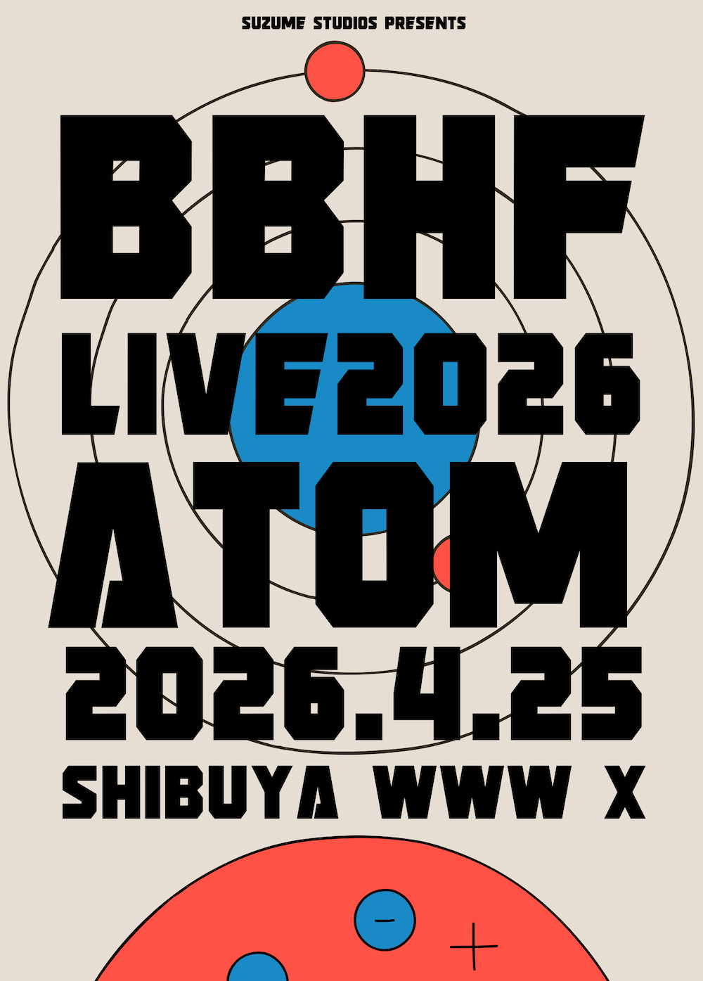 BBHF、2026年4月に東京・渋谷WWW Xにてワンマンライブ開催決定