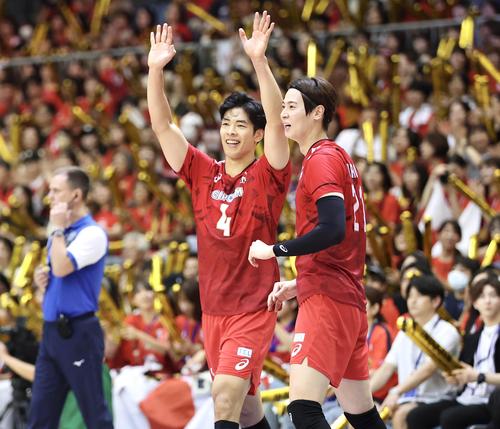 【バレー】日本ファイナル進出　五輪無経験セッター永露「思い切ってできた」的確パスで攻撃起点