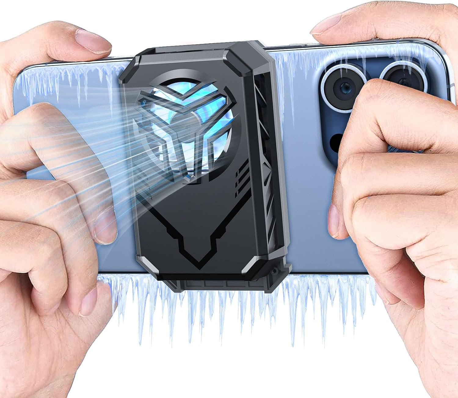 [ITmedia Mobile] ペルチェ素子でスマホを急速冷却できるファン　伸縮クリップで幅広い端末に取り付け