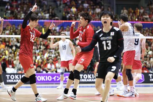 【バレー】日本、２セット奪取でVNLファイナル進出決定　予選R最終戦で４年連続切符獲得