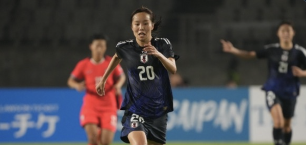 神村学園出身21歳FW愛川陽菜、なでしこデビュー戦から連続アシスト!! “後輩”福田師王らと切磋琢磨「お互いに刺激をもらっている」