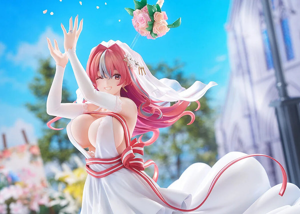 『アズレン』より「ブレマートン」が、ボリューム満点なウェディングドレス姿に！1/7スケールフィギュアの予約締切が迫る
