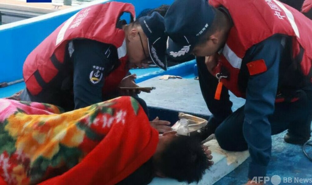 男性がゴムボートで海上6日間漂流 漁民に救助された 中国海南省