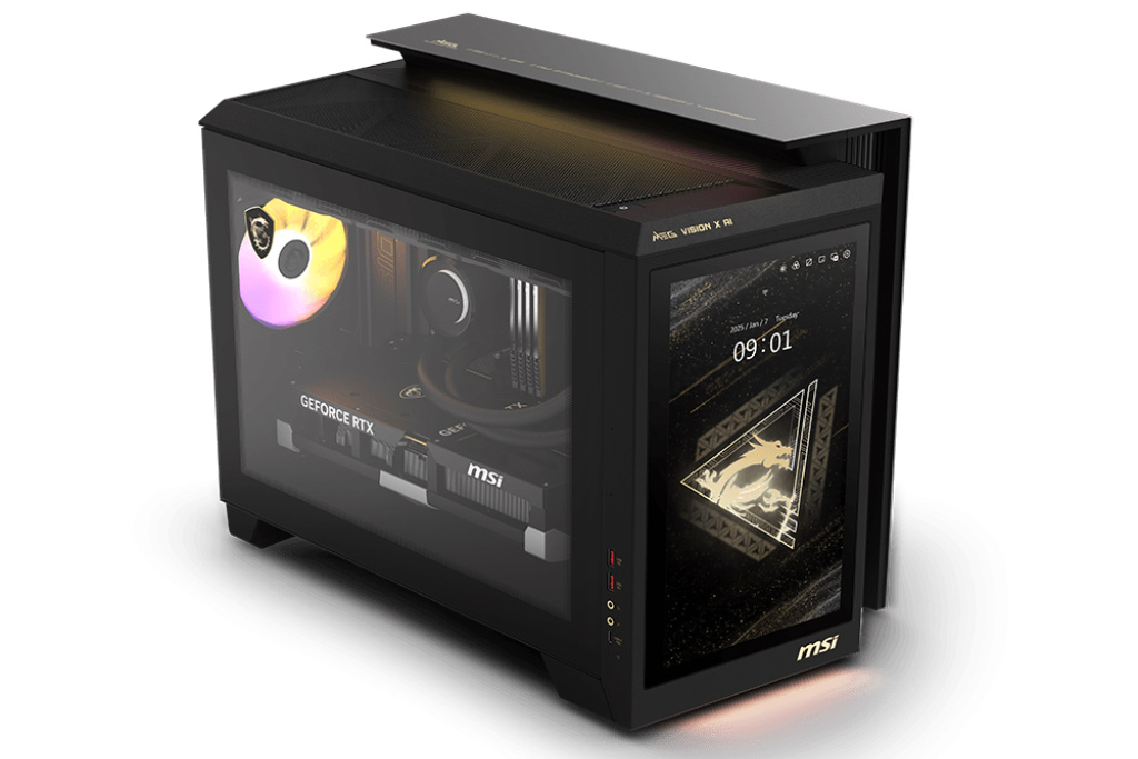 ノートPC並みの13.3型ディスプレイを備えたゲーマー向けデスクトップPCがMSIから登場