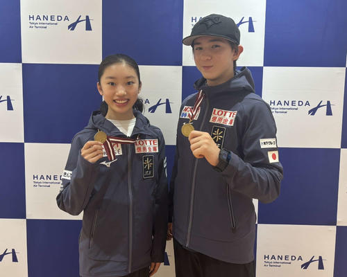 【フィギュア】JGP初V岡田芽依「信じられなかった」地元開催のファイナルへ「手応えある」