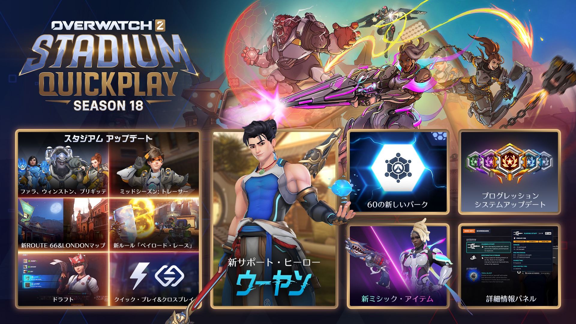［インタビュー］「オーバーウォッチ 2」，シーズン18はウィンストンとロードホッグに注目。全ヒーローのパーク更新や新コンテンツを大量導入