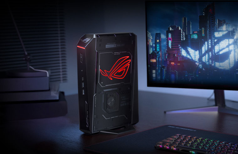 ASUS、Core UltraとGeForce RTX 50搭載ゲーミングミニPC「ROG NUC(2025)」