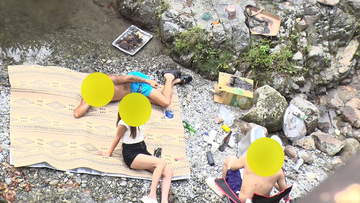 大量のゴミ放置や大音量の音楽 各地で横行する「違反BBQ」の実態