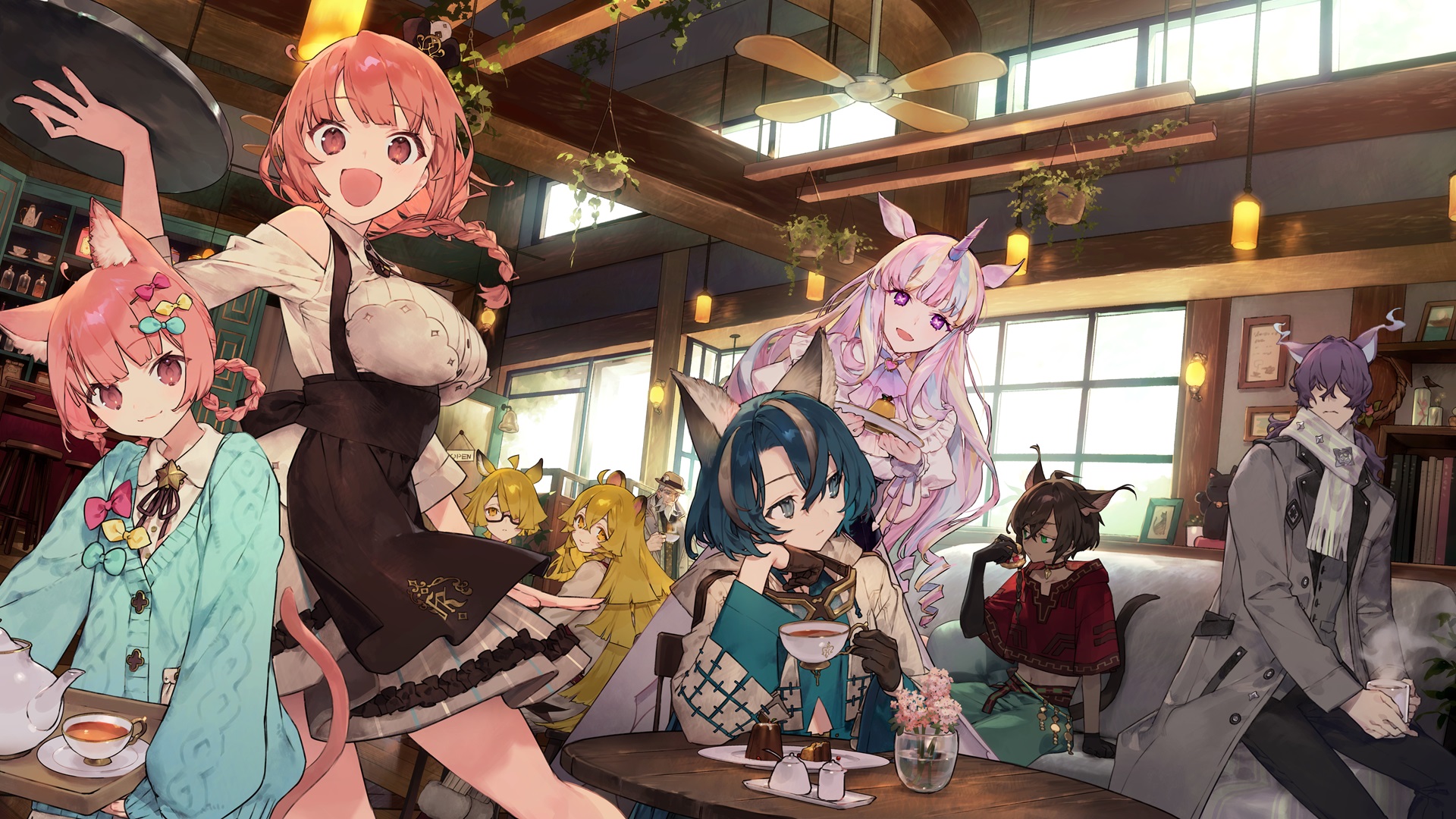 KAWAIIケモミミとASMRを堪能できる喫茶店ADV「けものティータイム」，本日リリース