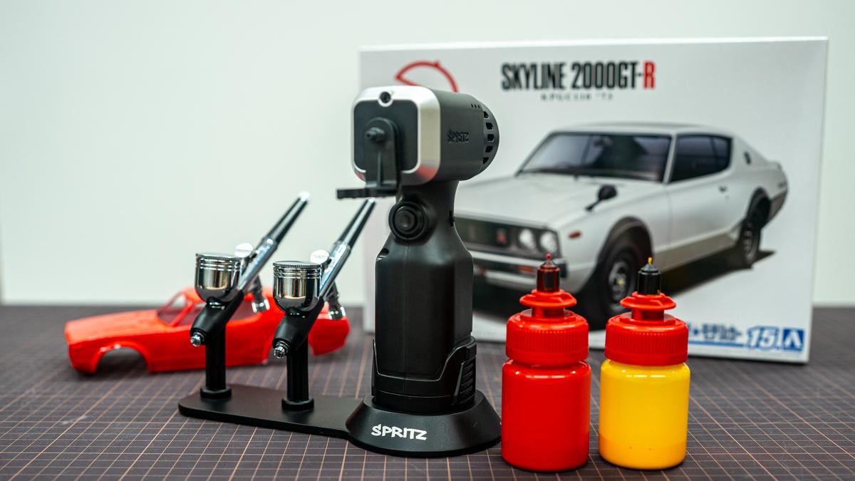 5秒で色替え、コードレスで自由自在。工作やDIYの効率が上がるスプレーガンを試してみた