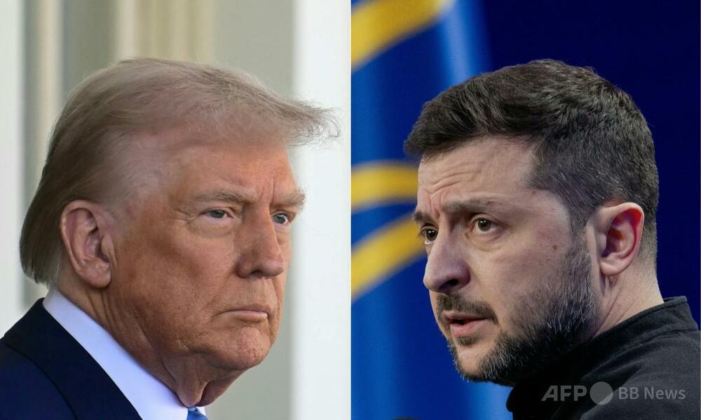 ゼレンスキー氏、「中東のように」ウクライナ戦闘終結をトランプ氏に促す