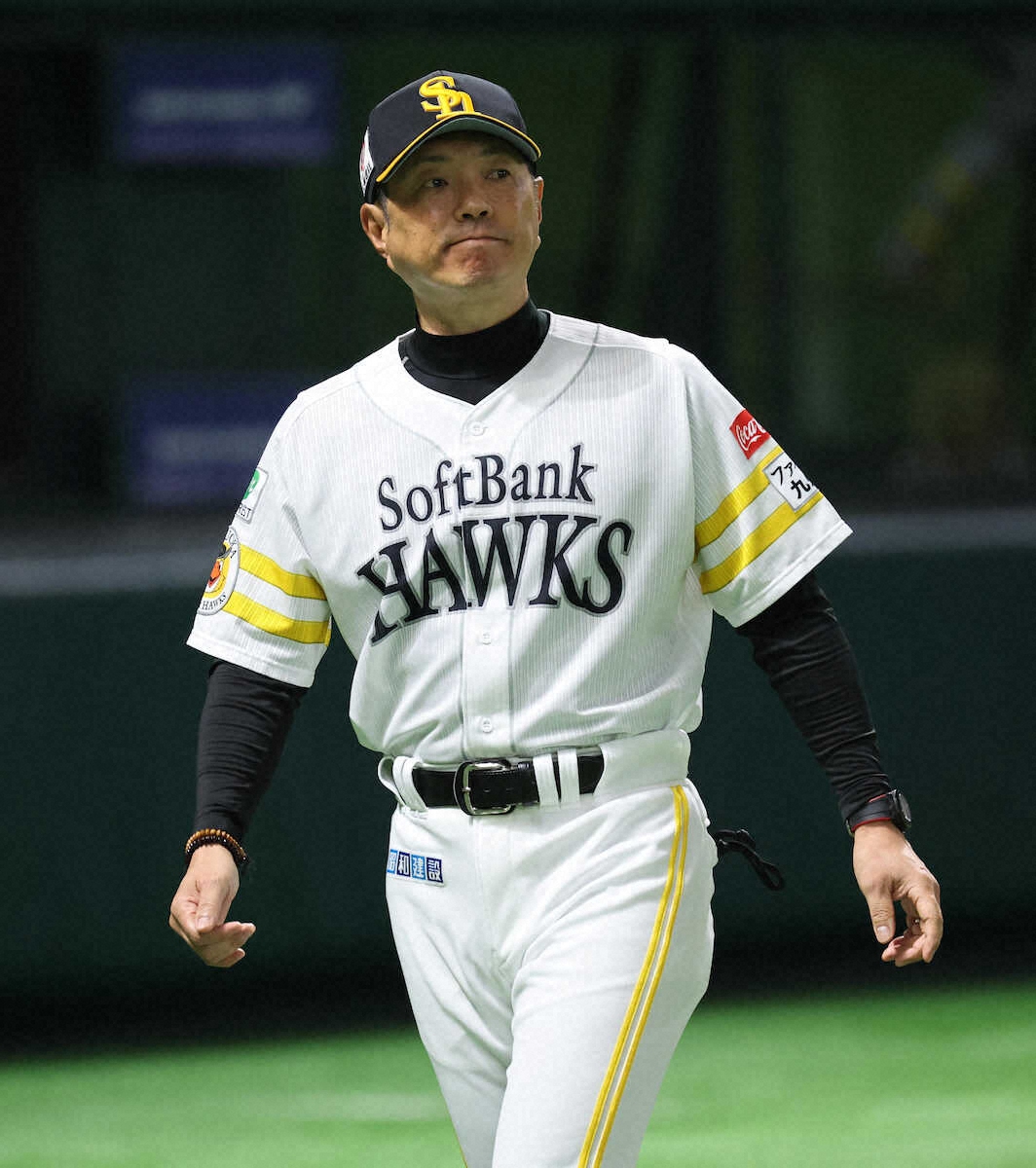 ソフトバンク・中村晃は右股関節の違和感 小久保監督が欠場を明言