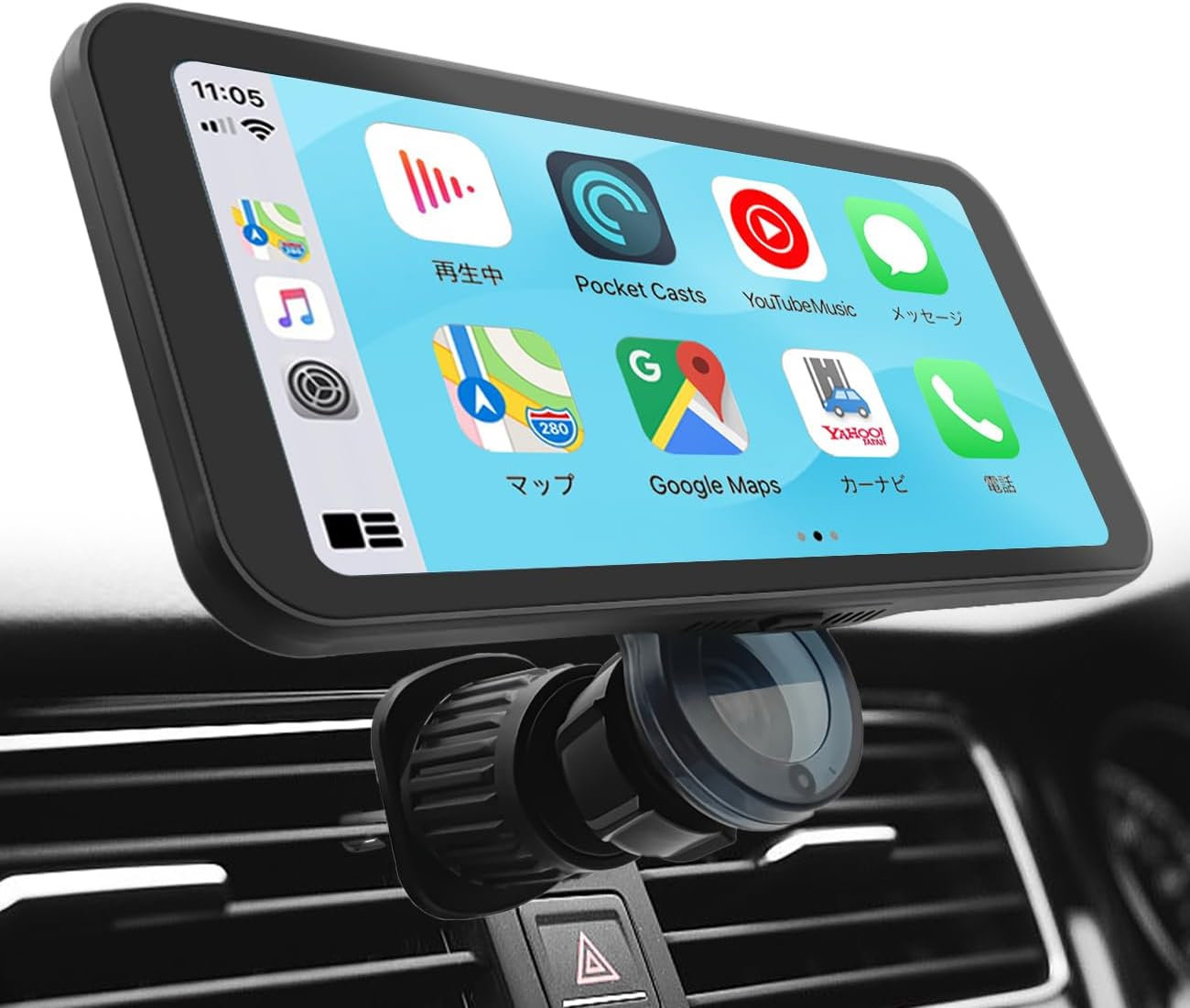 [ITmedia Mobile] “ほぼスマホサイズ”の車載ディスプレイオーディオ　CarPlay／Android Autoやミラーリングにも対応
