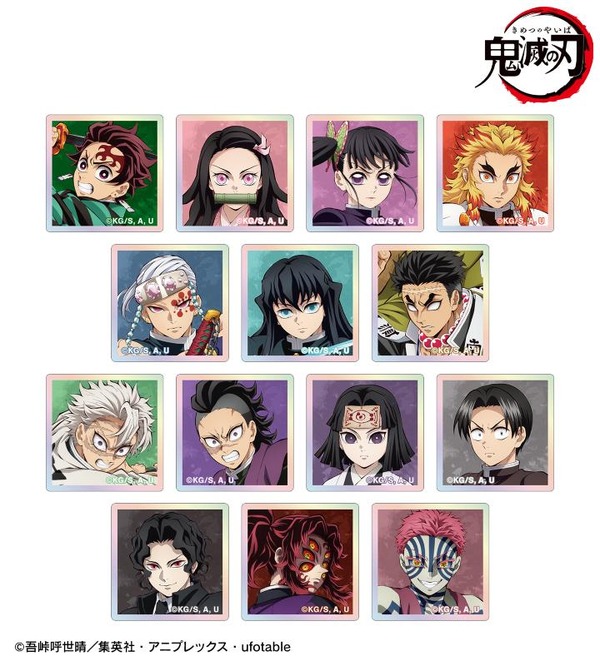 「鬼滅の刃」炭治郎、義勇、鬼舞辻、童磨…“無限城編”キャラ＆ビジュアルがトレーディングアイテムやTシャツで新登場