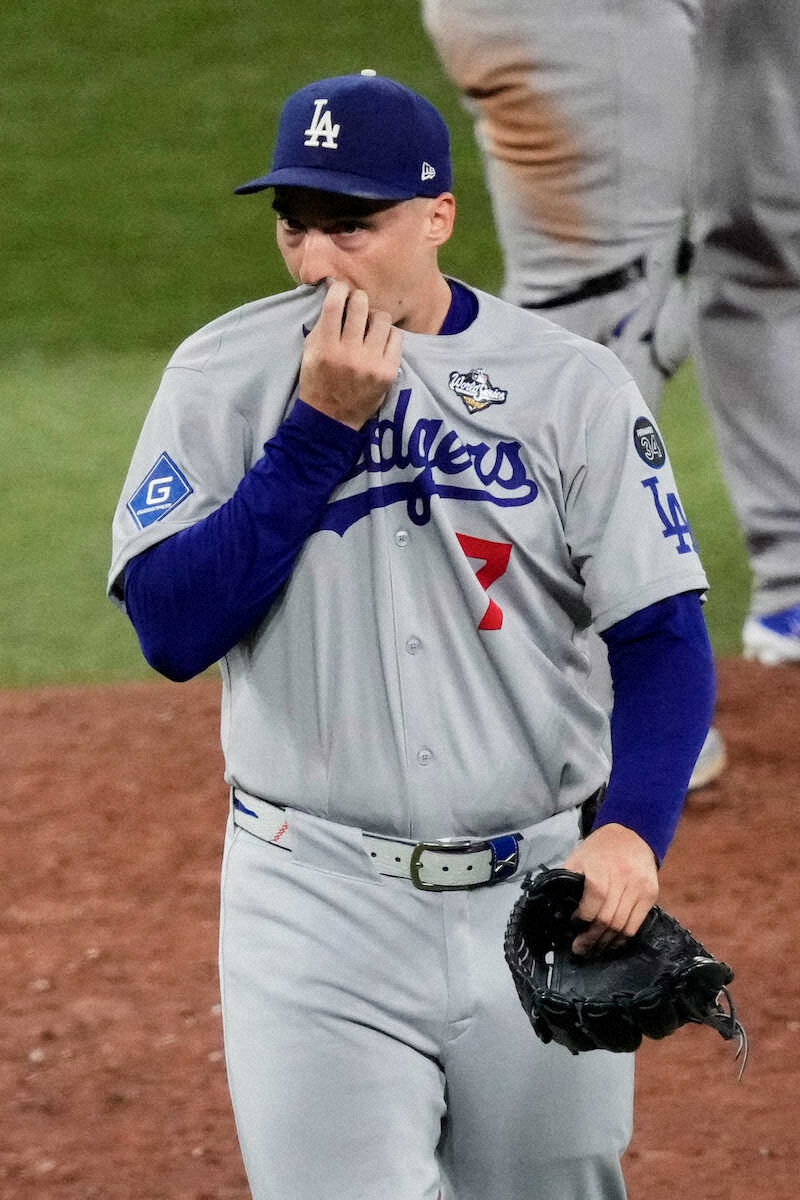 MLB第1戦 ドジャースのブレーク・スネルが毎回の8安打を浴び5失点