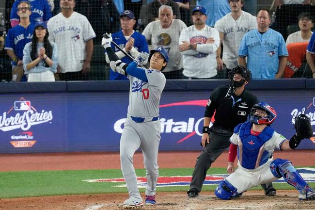 MLBワールドシリーズ第1戦 大谷翔平に一発も…敵将「あの場面でよかった」
