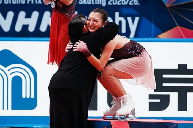 フィギュアスケートのGPシリーズ第4戦 坂本花織が2年連続4度目の優勝