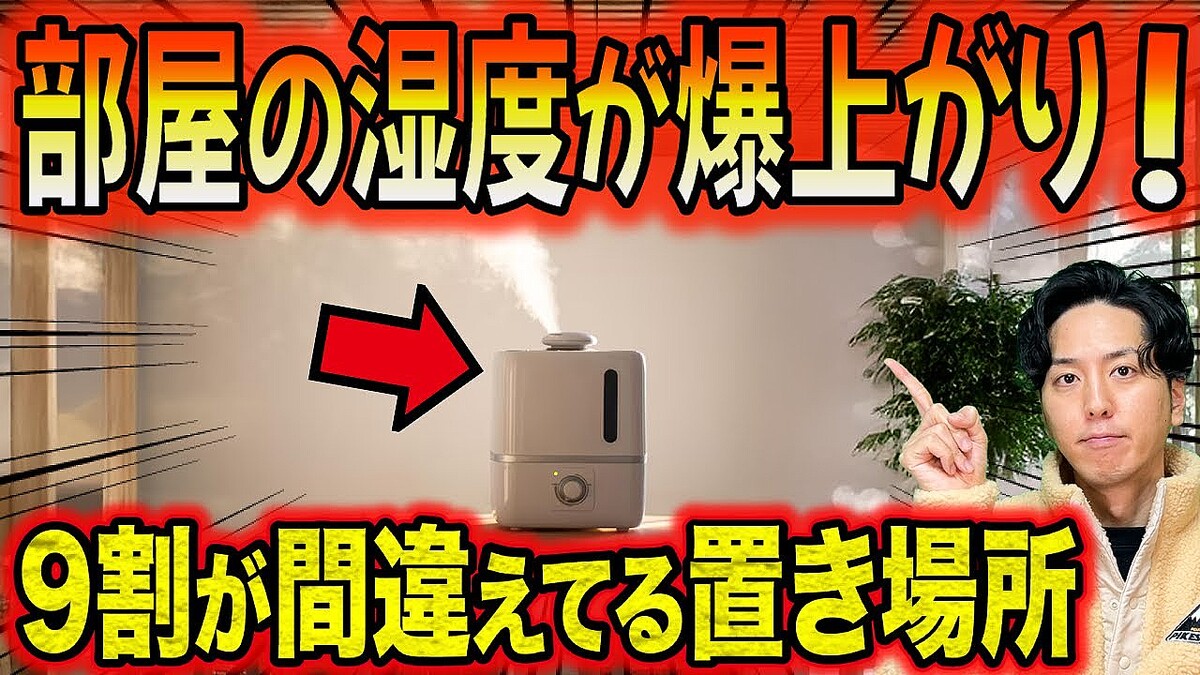 加湿器の効果を最大化するための正しい置き場所「床への直置き」はNG
