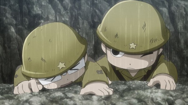 映画「ペリリュー」楽園が、地獄になる―田丸（CV:板垣李光人）と吉敷（CV:中村倫也）の友情を収めた場面写真お披露目