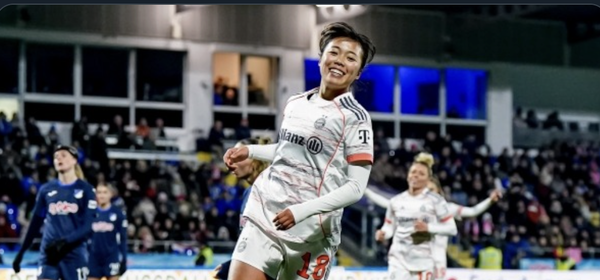 バイエルン谷川萌々子が抜群の存在感!! 巧みに、力強く、そして冷静に2得点1アシスト!!