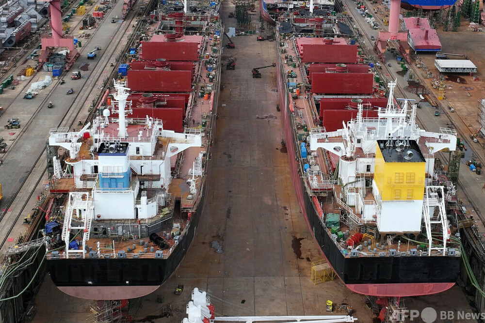中国造船企業が国内最高額の受注