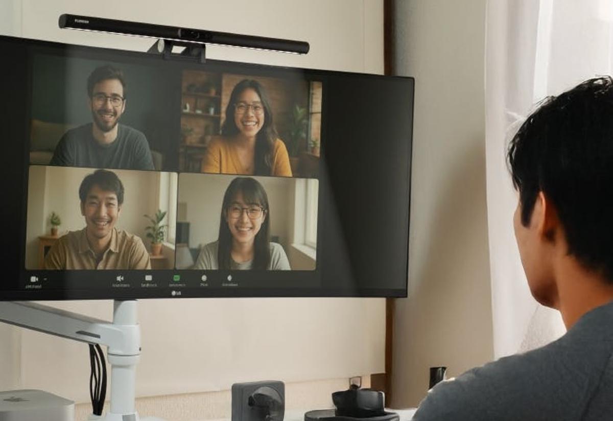 こんなのが欲しかった！ウェブカメラ付きライトでデスクが超スマートに