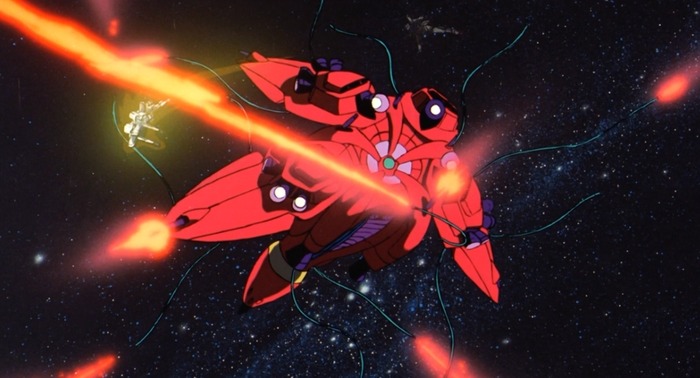 【画像あり】ガンダムのラフレシア（ほぼ全身にビーム砲、攻防一体で近接戦にも対応できるテンタクラーロッド×125本、Iフィールド完備、F91と張り合える高機動）←この隙のないMA