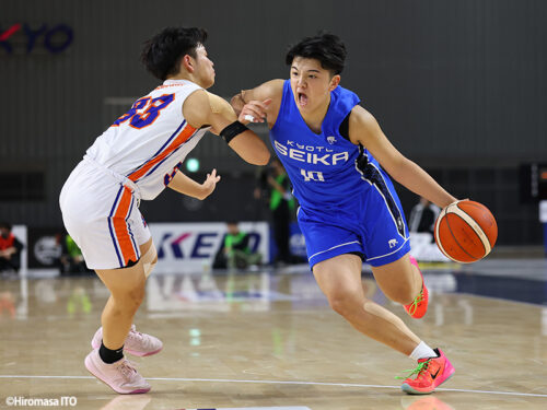 「京王Jr.ウインターカップ」男子決勝 京都精華学園中学校が悲願の初優勝