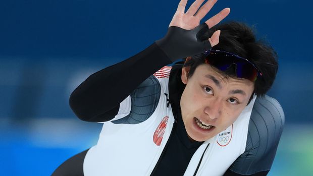 スピードスケート男子500メートル 日本勢トップとなる6位で入賞