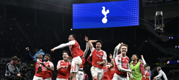 アーセナルが圧巻の4発でノースロンドンダービー5連勝!敗れたトッテナムはトゥドール新監督の初陣を勝利で飾れず…