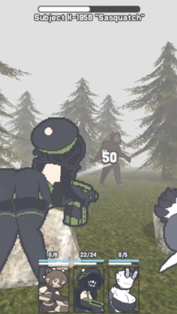 前も後ろも揺れる『勝利の女神：NIKKE』風シューター開発中。“背中”で魅せる異形ガール！？