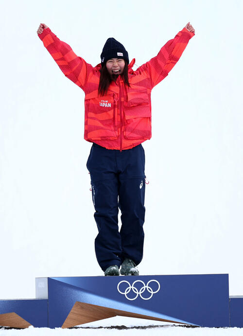 【スノボ】スロープスタイル女子で深田茉莉が今大会日本勢５個目の金メダル　長野五輪の最多に並ぶ
