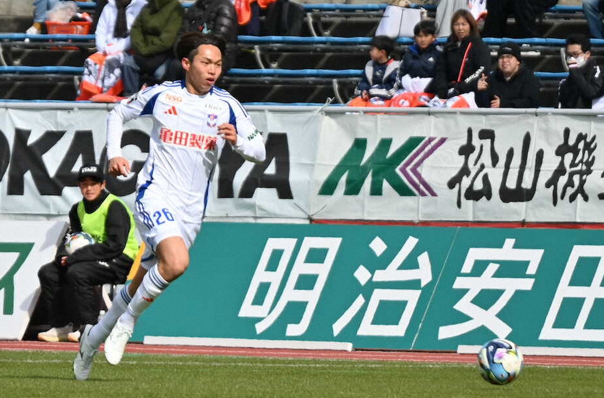 J2新潟OBの成岡翔氏 チームとしての成長途上で課題など語る