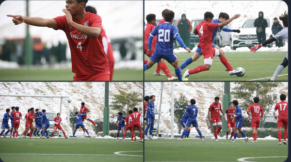 強い気持ちで”Bチームのベンチから”大躍進中。DFエヒギェ翔音オサギオドゥワ(桐光学園)が2度目の日本高校選抜戦で対人守備の強さ発揮し、同点ヘッド!