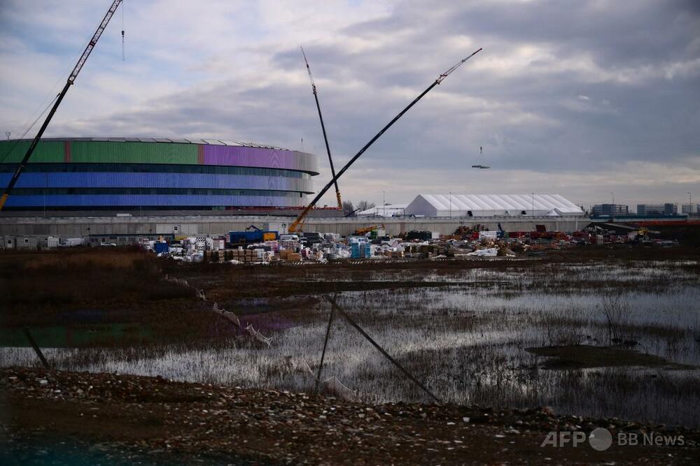ミラノ五輪のアイスホッケー会場、開幕間近も「まだ作業が必要」