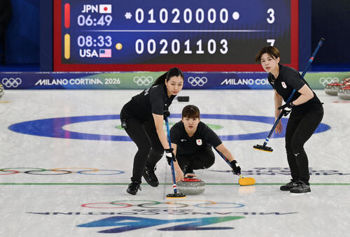 【カーリング】日本代表フォルティウス、第９Ｅで１得点も４－７でコンシード　米国に敗戦