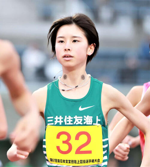 【陸上】不破聖衣来、初ハーフは１時間９分39秒…雪降りしきる中で４位／全日本実業団ハーフ