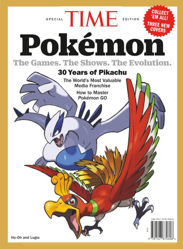 『ポケモン』が米TIME誌の表紙を飾る30周年特別号が発売―シリーズの歴史からカードまで特集