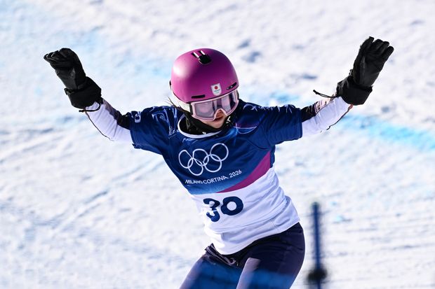 スノーボード女子スノーボードクロス 吉田蓮生が敗退し涙「悔しい」