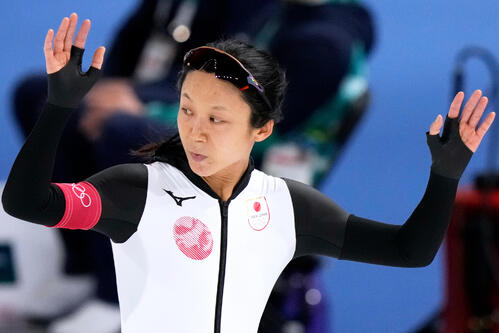 【スピードスケート】「めちゃくちゃいい！」女子500m高木美帆が好タイムでフィニッシュ