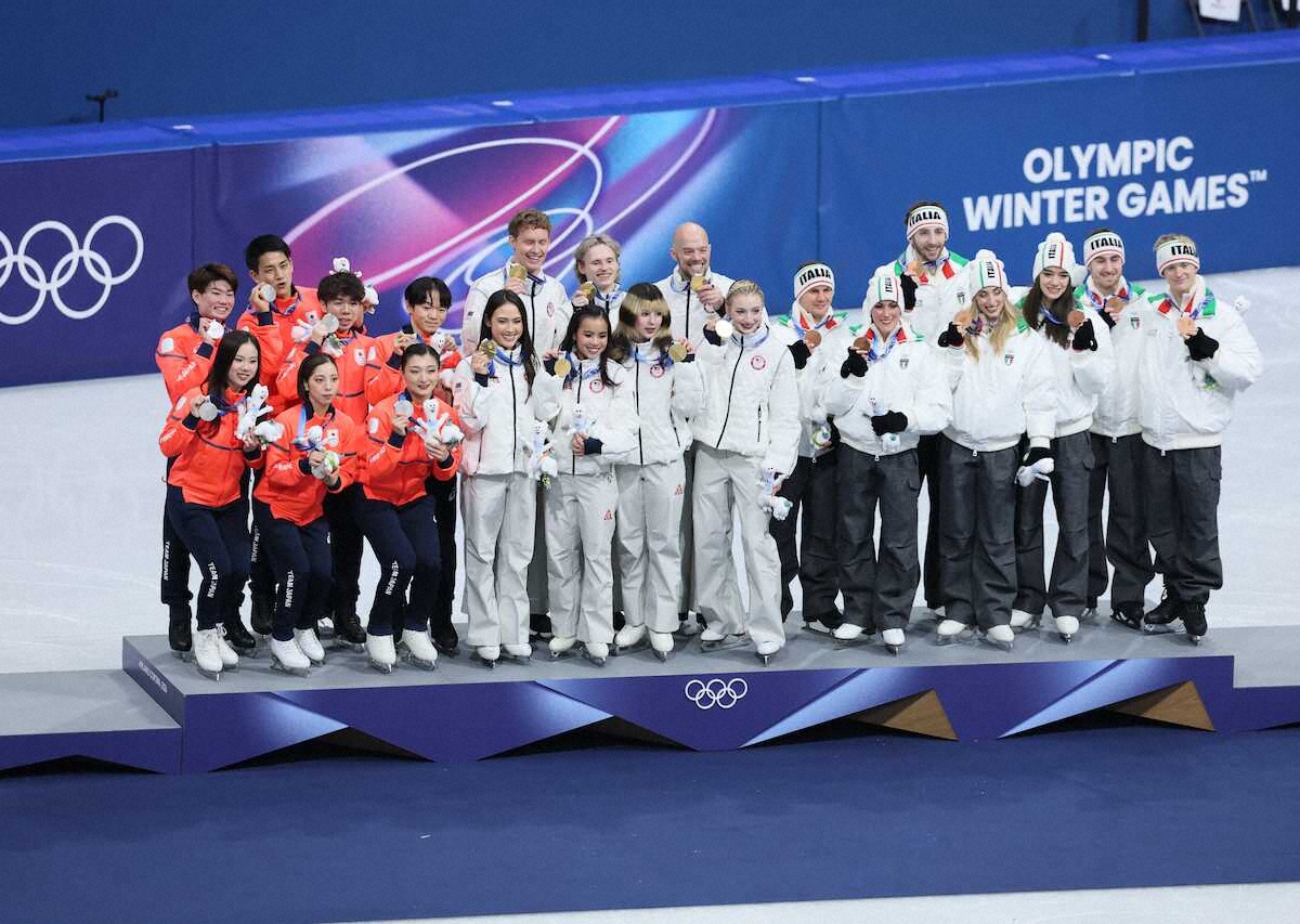 表彰台に上がった選手の靴のブレードが欠ける 日本スケート連盟が発表