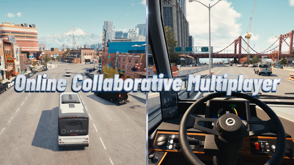 模範的運転による「いいね」が住民の幸福と都市の発展に繋がる！新作バス運転シム『Bus Bound』PC体験版に4人まで一緒に遊べる協力プレイアップデート実施