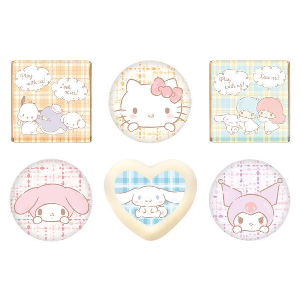 「サンリオ」クロミやポムポムプリンたちが集結したチョコレートギフト登場！ あわい色味が冬にぴったり♪