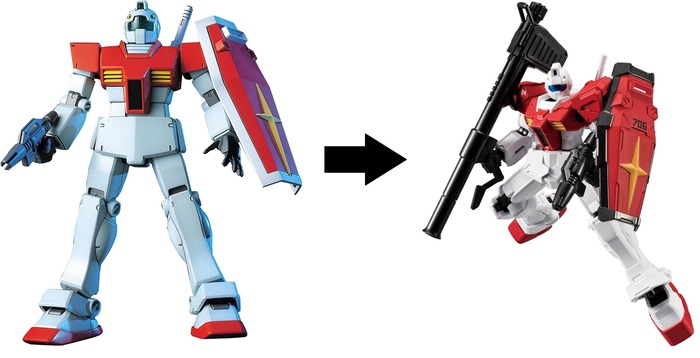 【画像あり】ガンダムのジムさん、時代と共にどんどんデザインがカッコよくアレンジされてしまうｗｗｗｗｗ