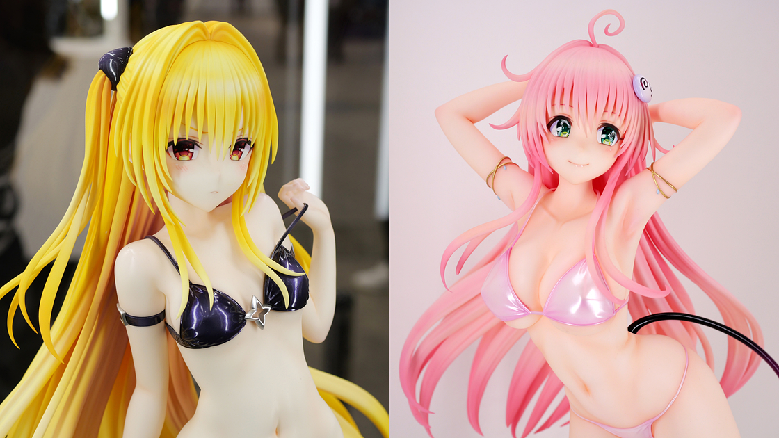 To LOVEるのヤミさんとララの水着フィギュアを色んな角度から撮影してみました